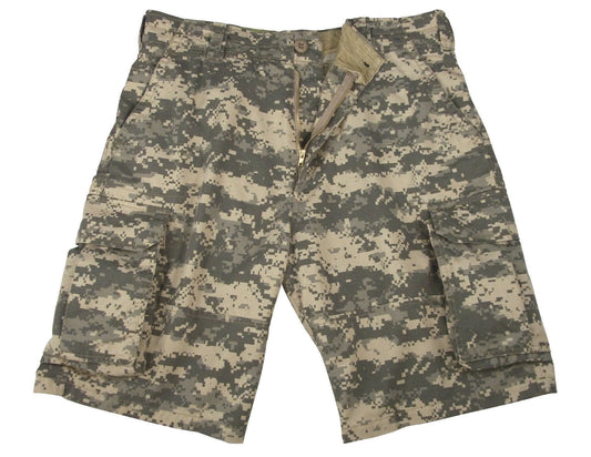Rothco Vintage Camo Paratrooper Cargo Shorts - ACU Digital Camo