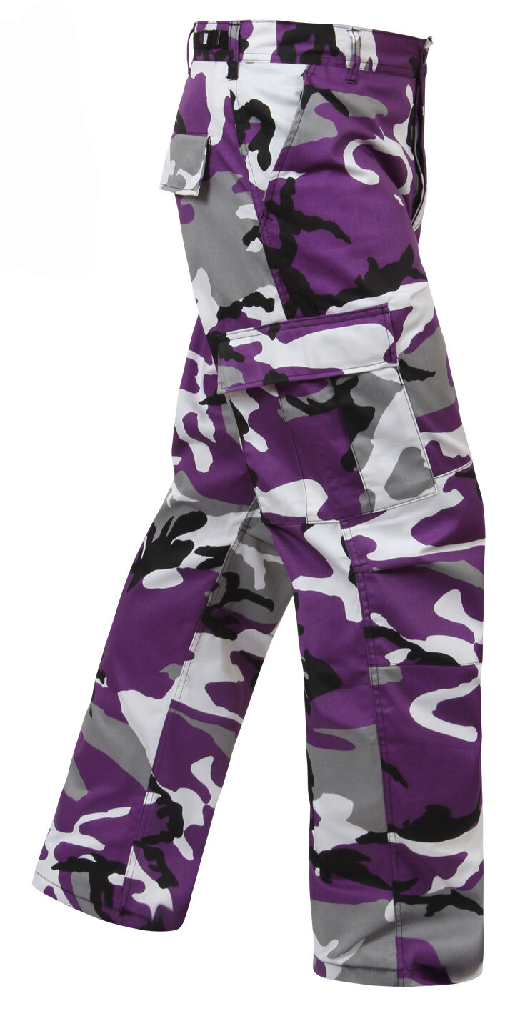 Rothco Color Camo Tactical BDU Pants - Ultra Violet Camo