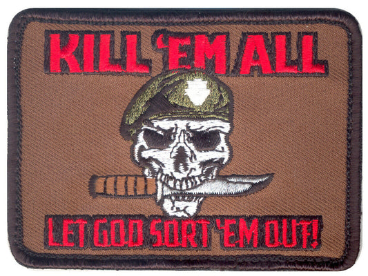 Rothco Kill Em All Let God Sort Em Out Morale Patch