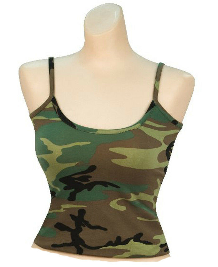 Rothco Woodland Camo Womens Tank Top