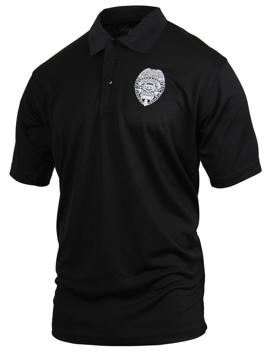 Rothco Moisture Wicking Security Polo Shirt With Badge