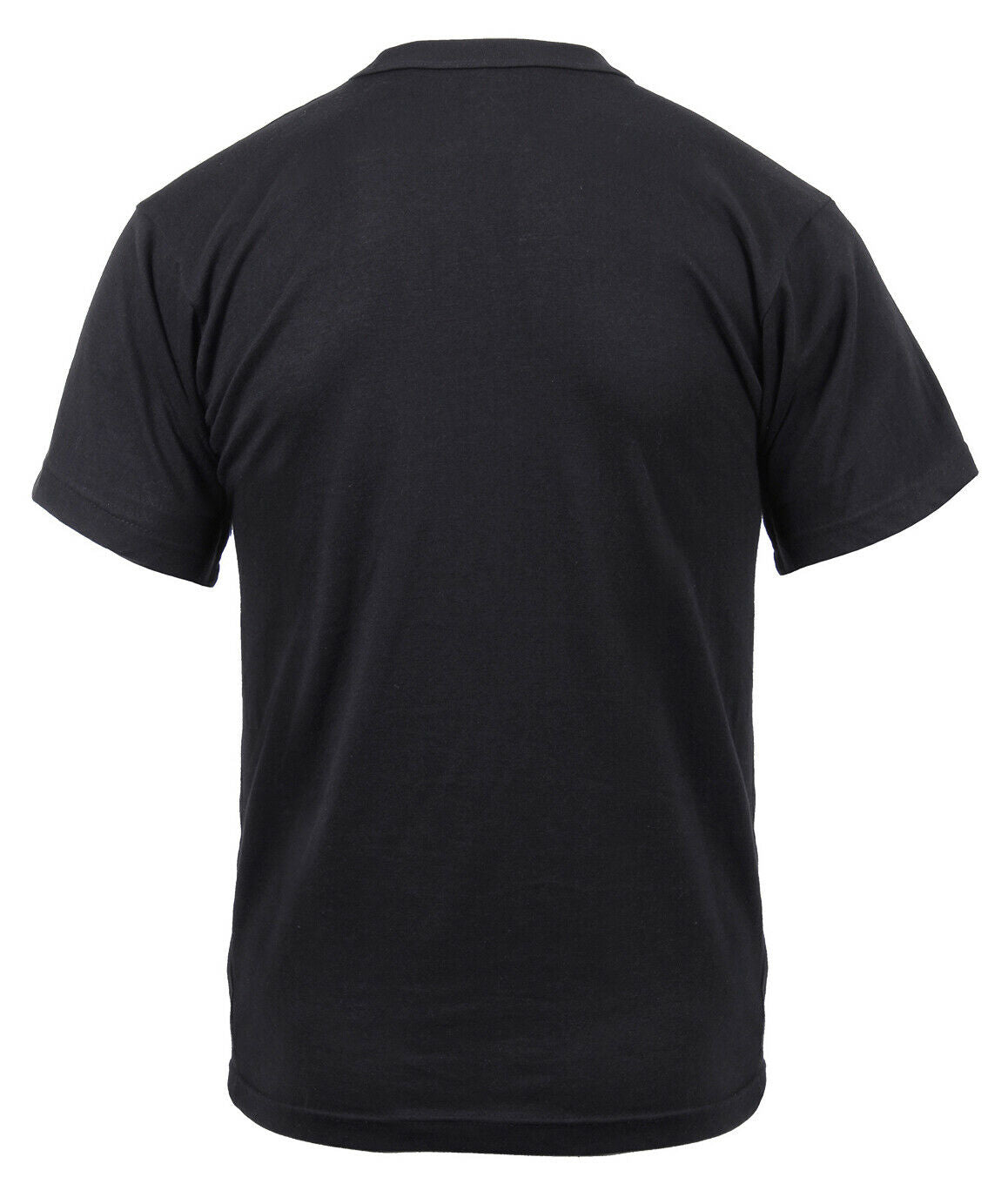 US Flag T-shirt Bearded Skull Design Shirt - Black
