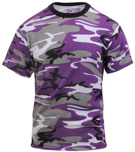 Rothco Color Camo T-Shirts - Ultra Violet Camo