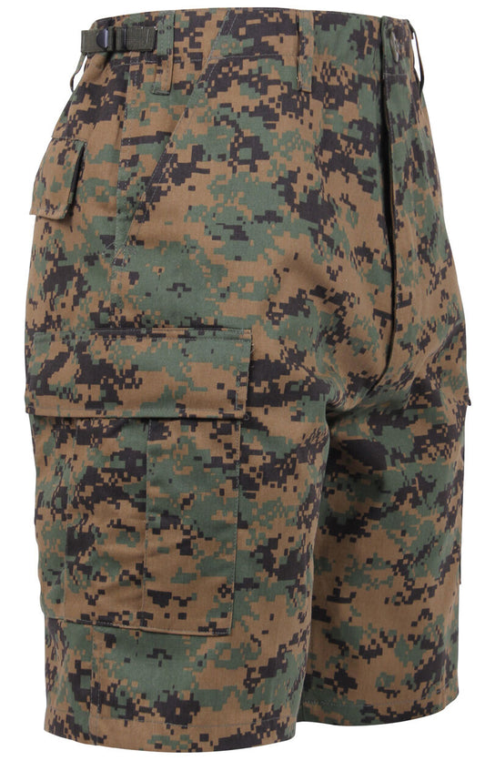 Rothco Digital Camo BDU Shorts - Woodland Digital Camo