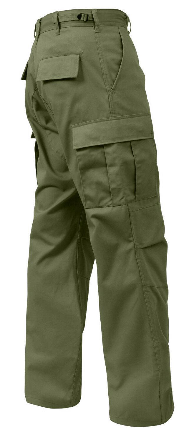 Rothco Relaxed Fit Zipper Fly BDU Pants - Olive Drab Green