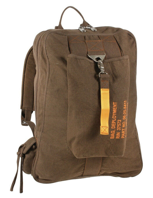 Rothco Vintage Canvas Flight Bag - Brown