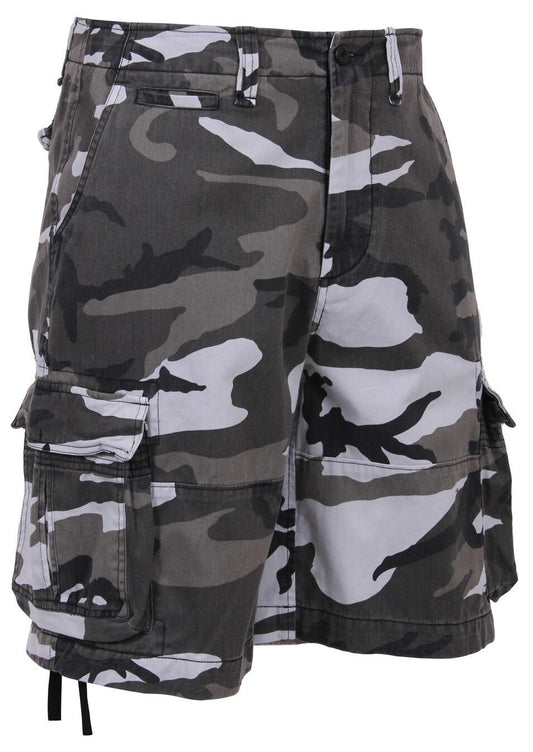 Rothco Vintage Camo Infantry Utility Shorts - City Camo