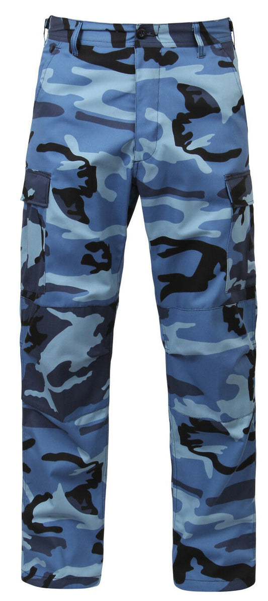 Rothco Color Camo Tactical BDU Pants - Sky Blue Camo