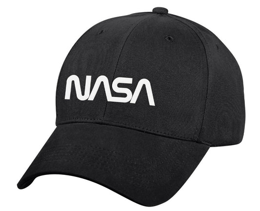 Rothco NASA Worm Logo Low Profile Cap - Black