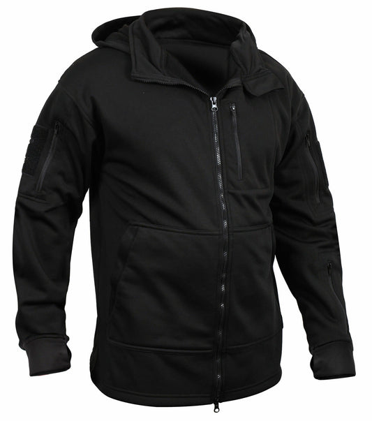 Rothco Tactical Zip Up Hoodie - Black