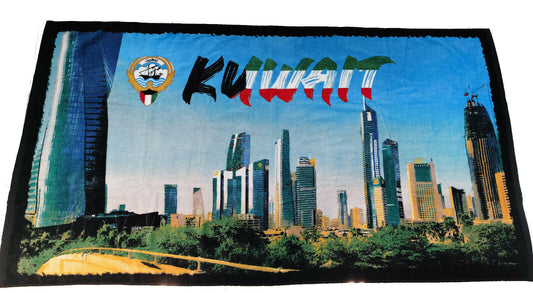 Large Beach Towel Cotton Beachtowel Kuwait City Bath Towel