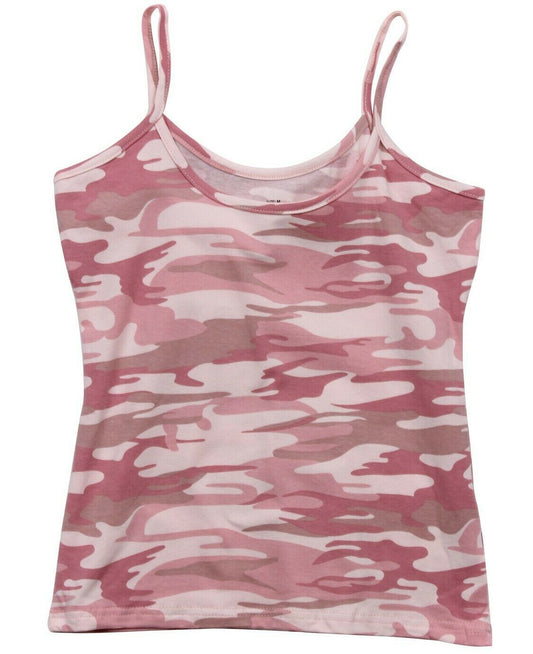 Rothco Womens Baby Pink Camo Tank Top