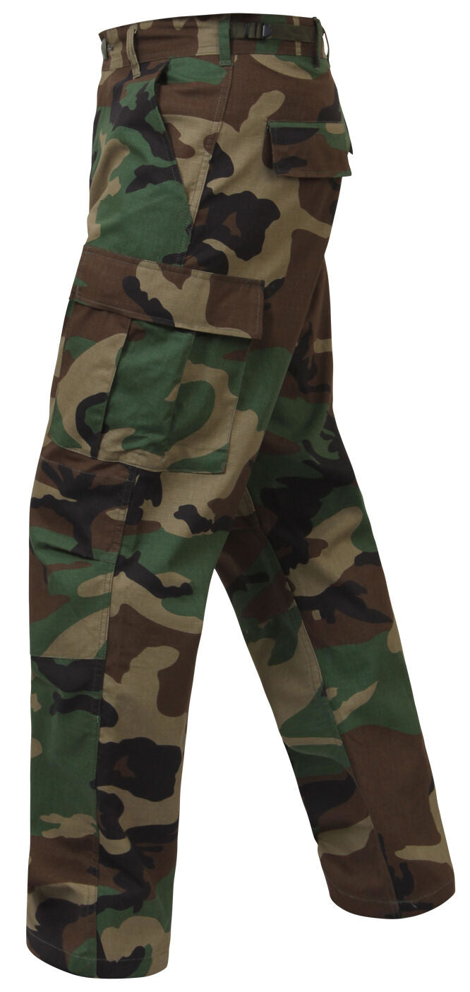 Rothco Rip Stop BDU Pants - Woodland Camo