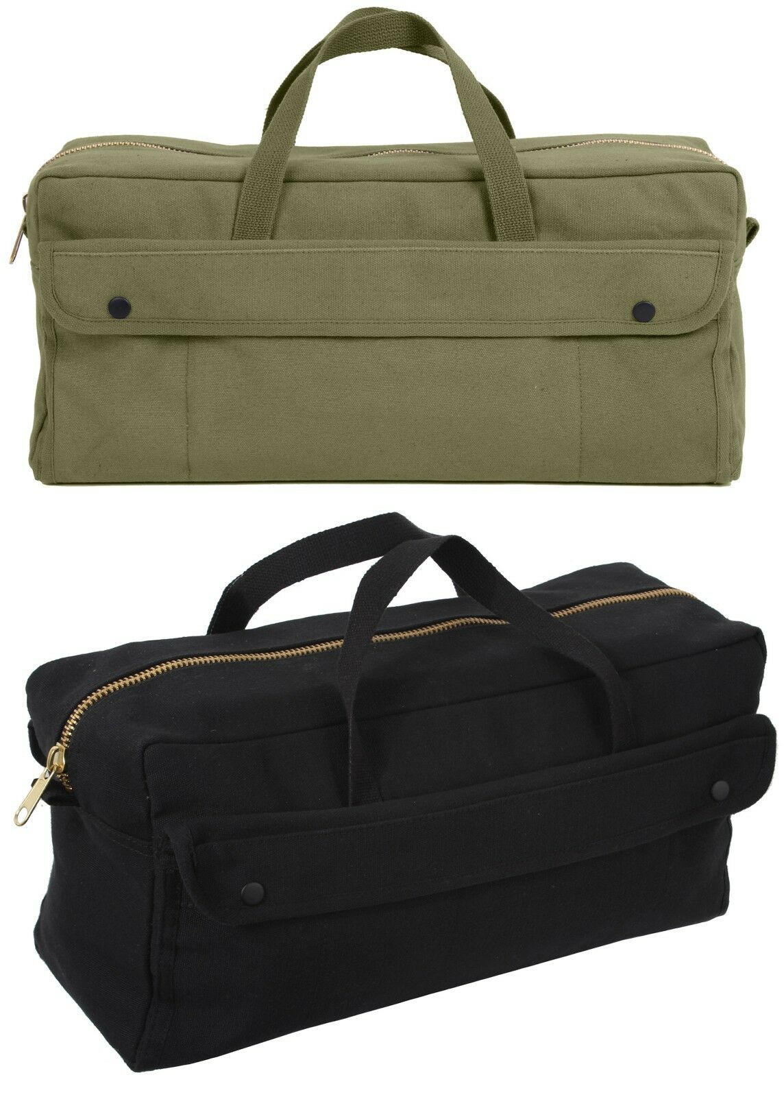 Rothco Canvas Jumbo Tool Bag With Brass Zipper