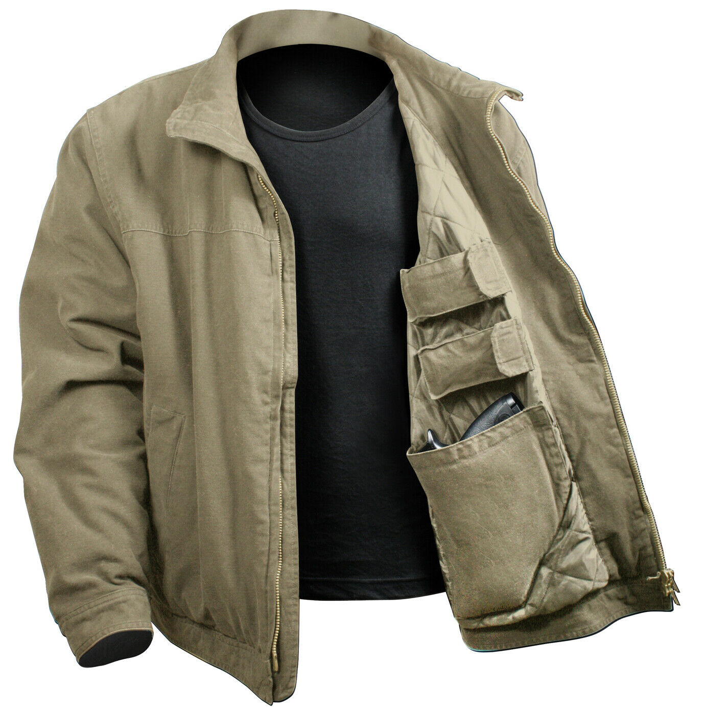 Rothco Concealed Carry 3 Season Jacket - Khaki