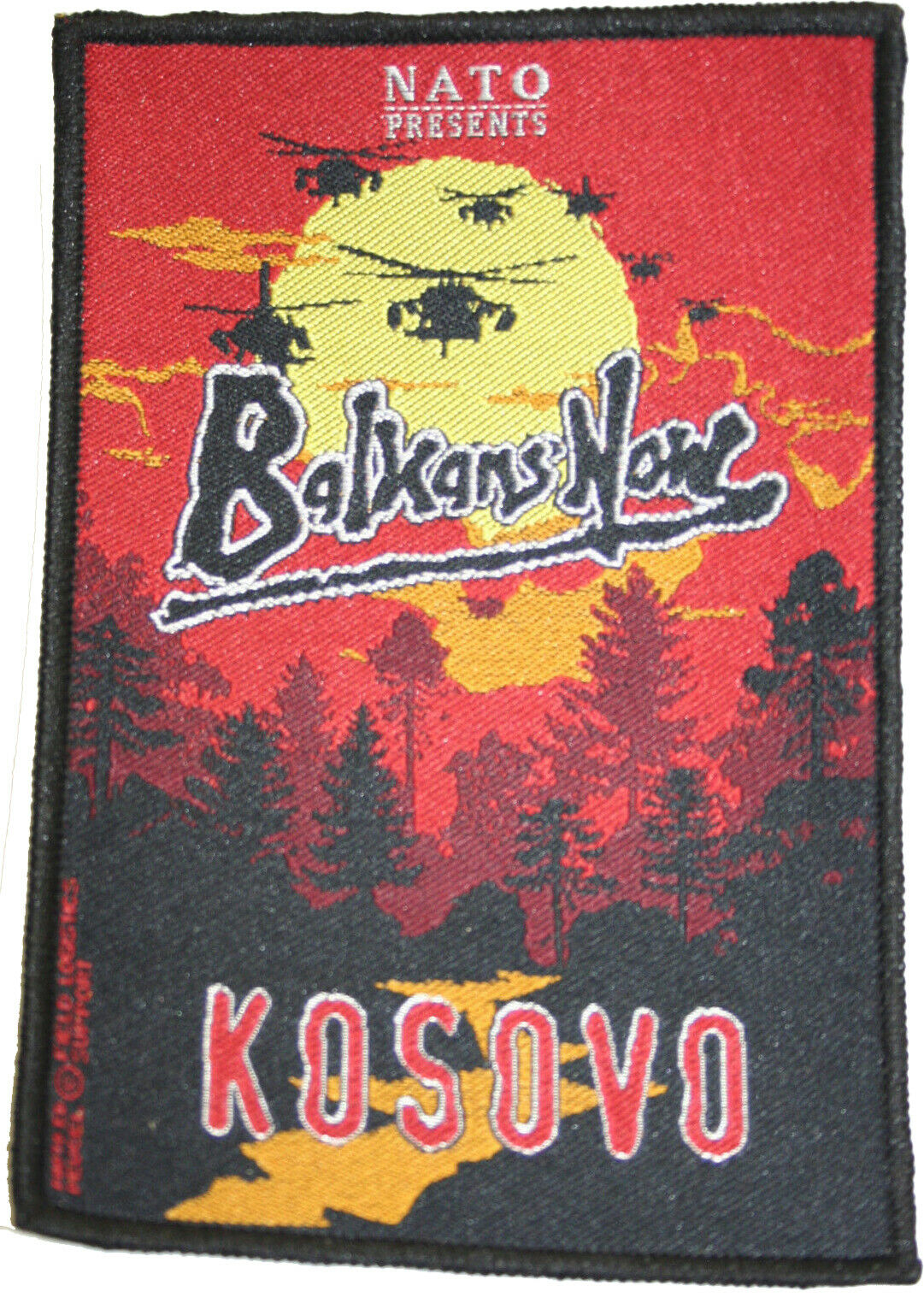 Military Patch Balkans Now Kosovo KFOR NATO