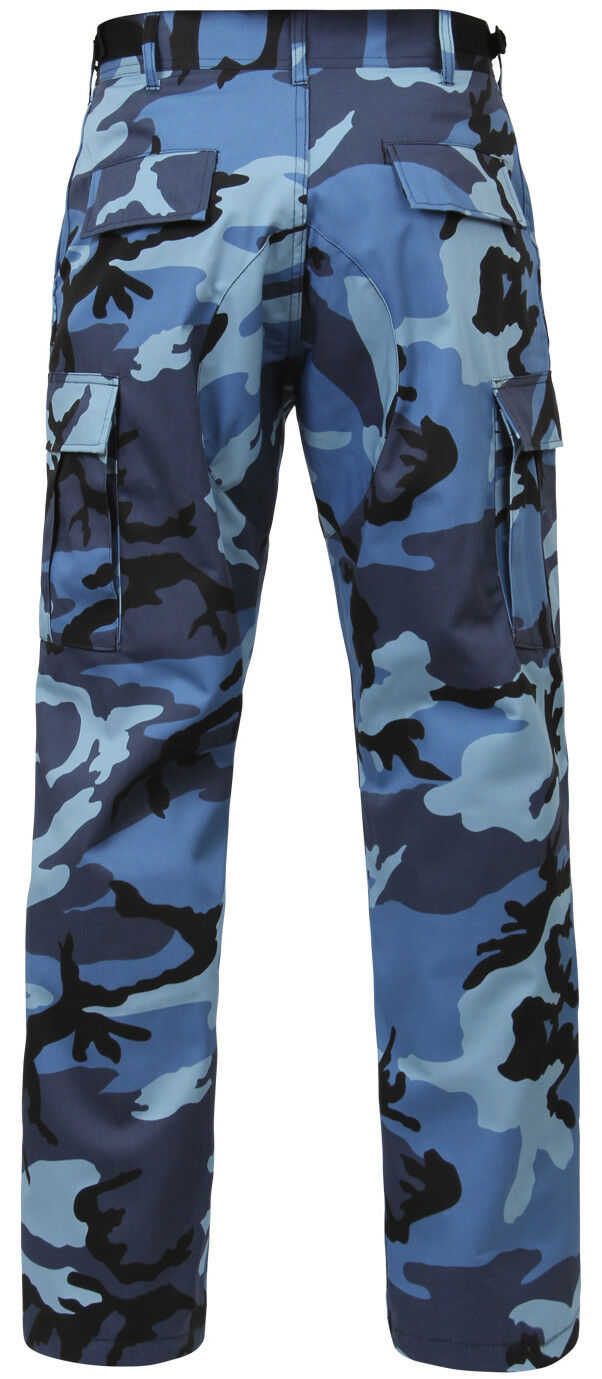 Rothco Color Camo Tactical BDU Pants - Sky Blue Camo