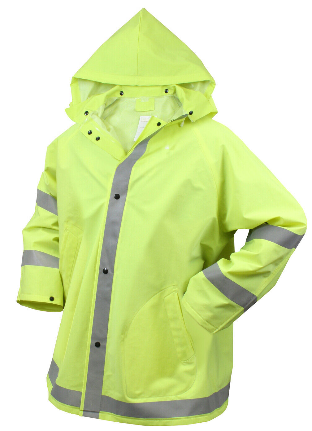 Rothco Safety Reflective Rain Jacket