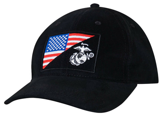 Rothco USMC Eagle, Globe and Anchor / US Flag Low Pro Cap