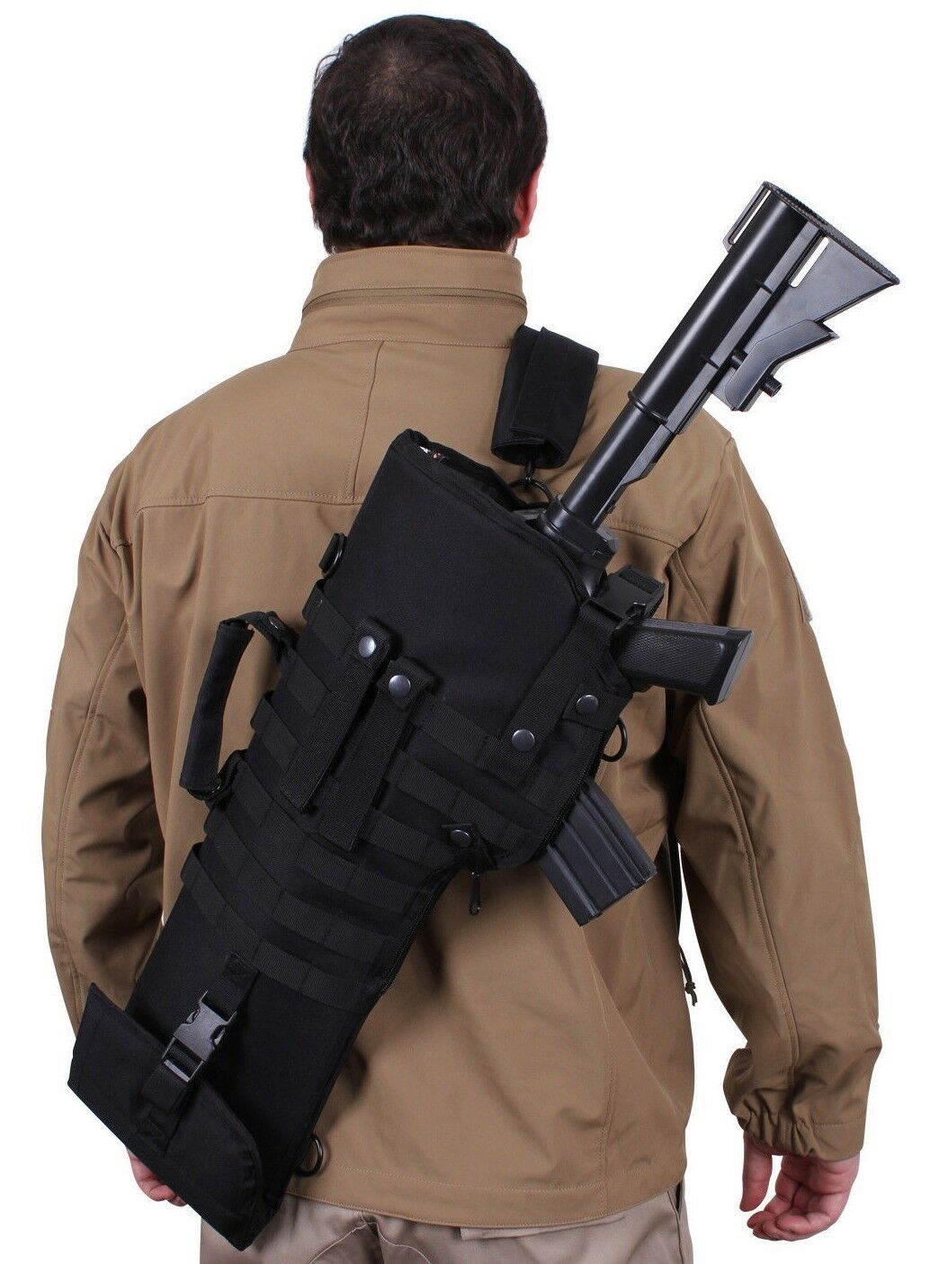 Rothco Tactical MOLLE Rifle Scabbard - Black