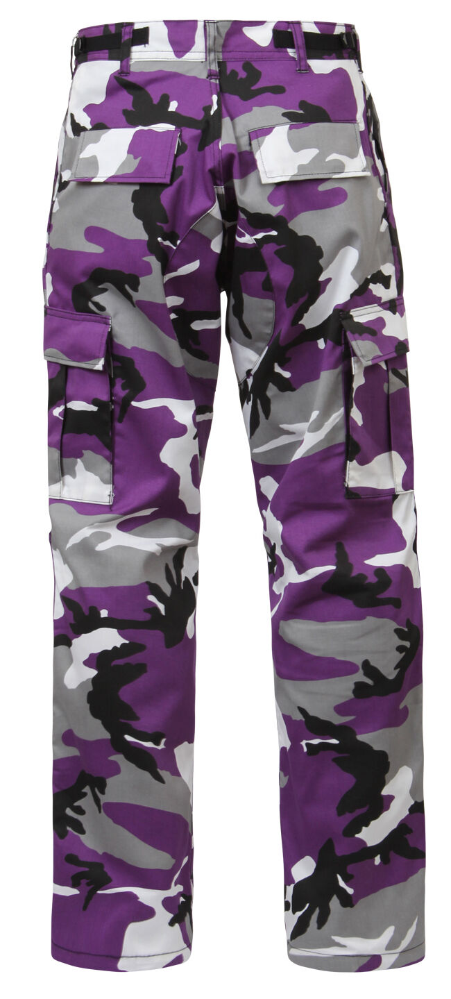 Rothco Color Camo Tactical BDU Pants - Ultra Violet Camo