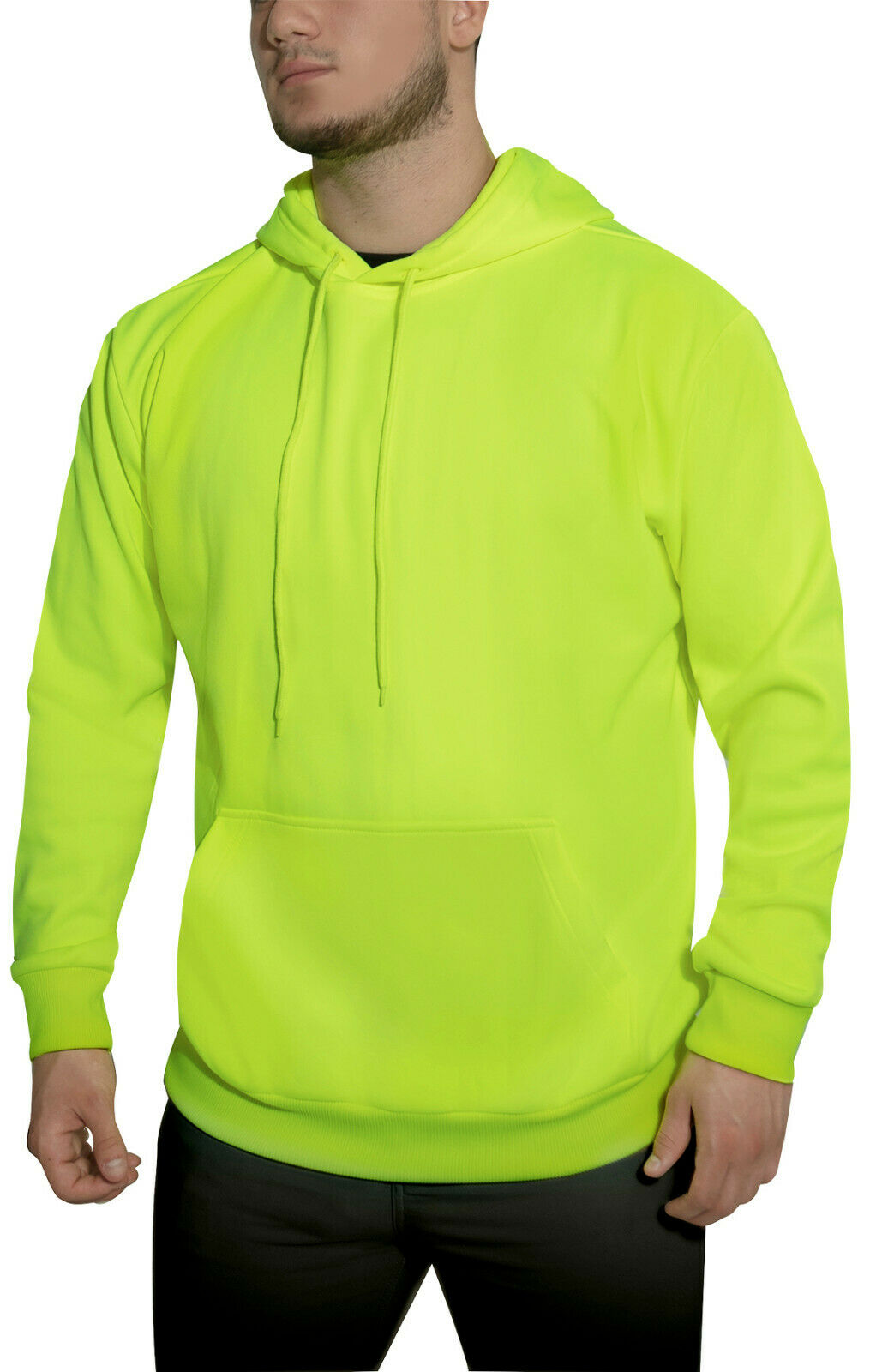 Rothco High-Vis Performance Hooded Sweatshirt - Safety Green