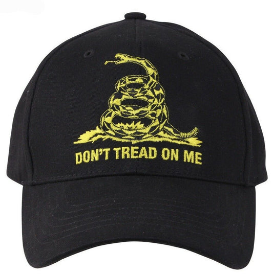 Rothco Don't Tread On Me Low Profile Cap - Black