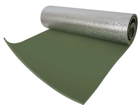 Rothco Thermal Reflective Sleeping Pad with Ties - Olive Drab