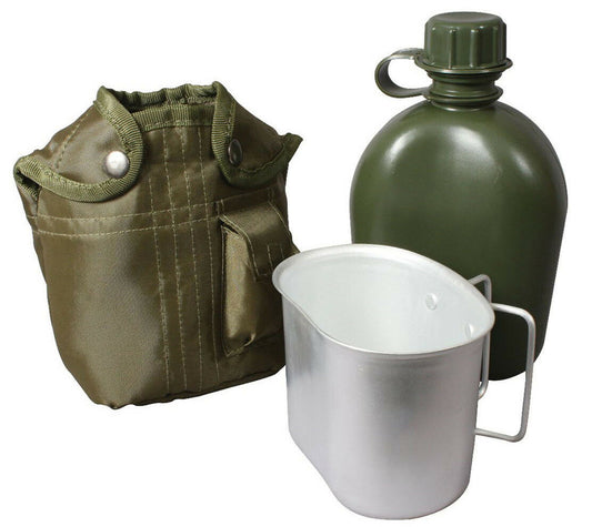 Rothco 3 Piece Canteen Kit With Cover & Aluminum Cup