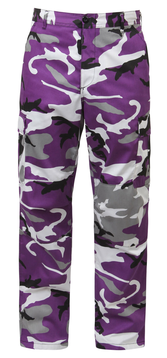Rothco Color Camo Tactical BDU Pants - Ultra Violet Camo