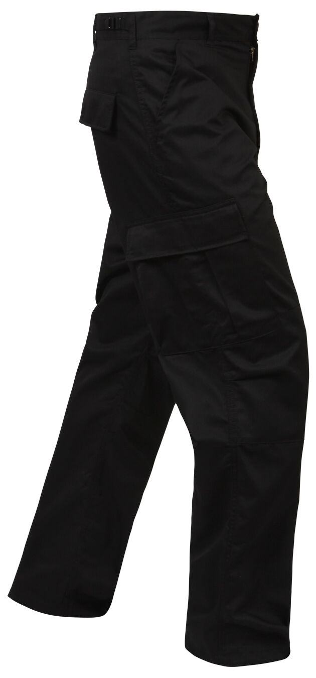 Rothco Relaxed Fit Zipper Fly BDU Pants - Black