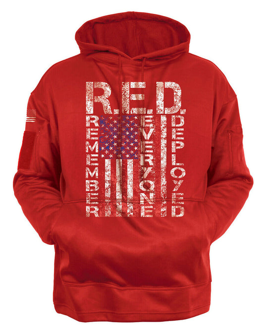 Rothco Concealed Carry R.E.D. (Remember Everyone Deployed) Sweatshirt Hoodie