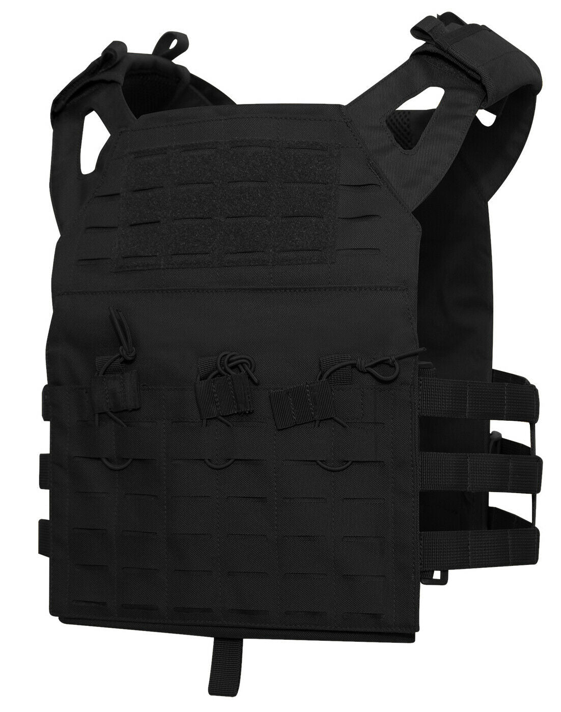 Rothco Laser Cut MOLLE Lightweight Armor Carrier Vest - Black