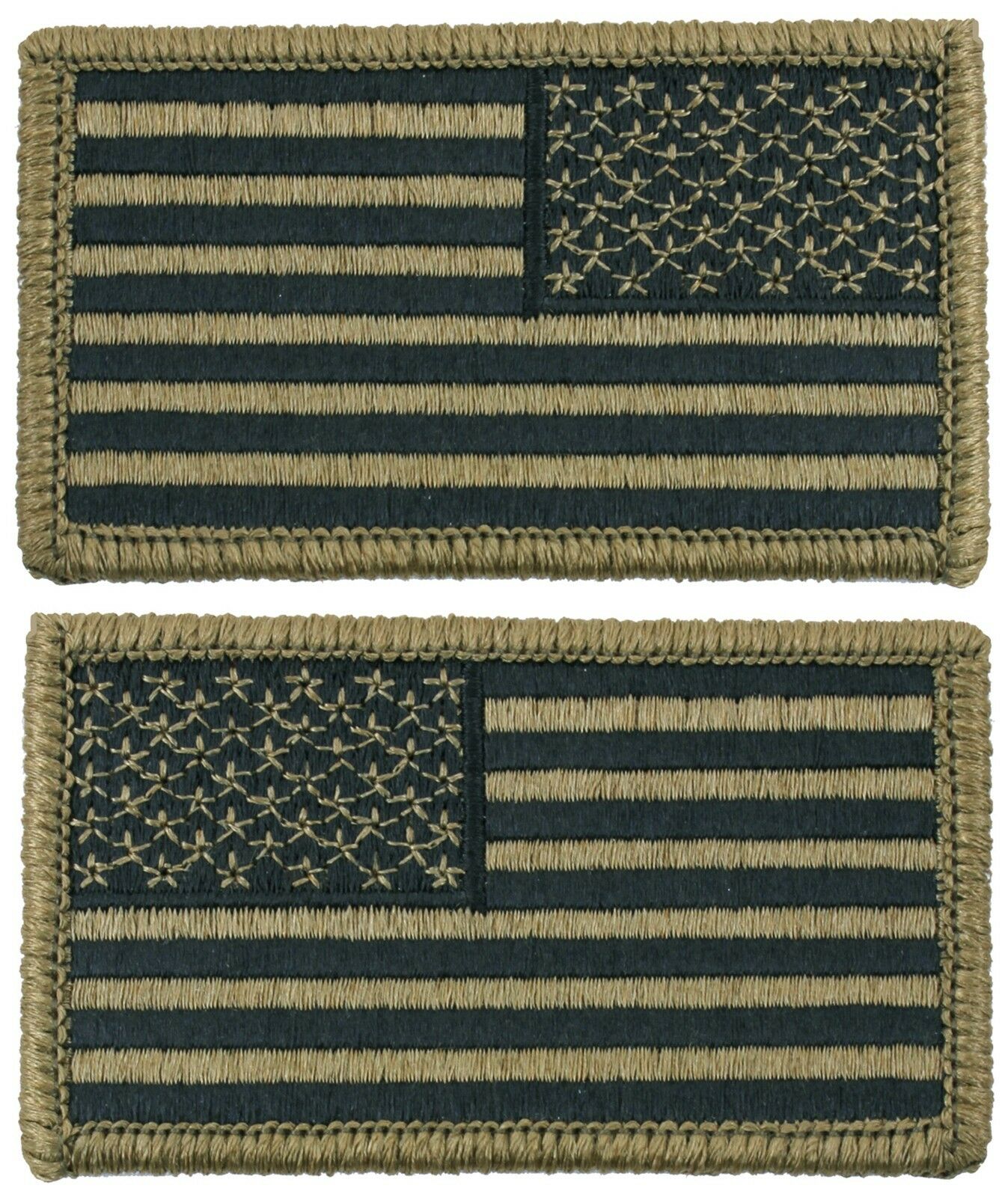 US Army OCP Scorpion Camo USA Flag Patch for Uniform Hook Backing Rothco 17790