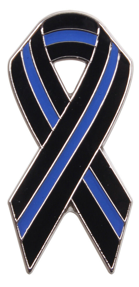 Rothco Thin Blue Line Ribbon Pin
