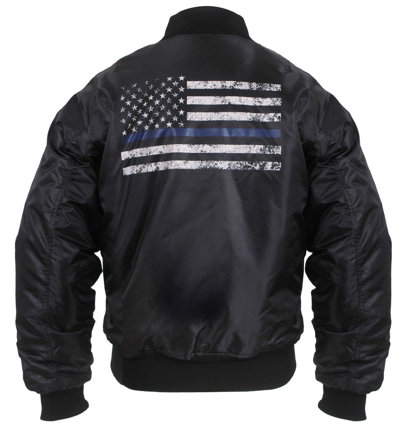 Rothco Thin Blue Line Flag MA-1 Flight Jacket