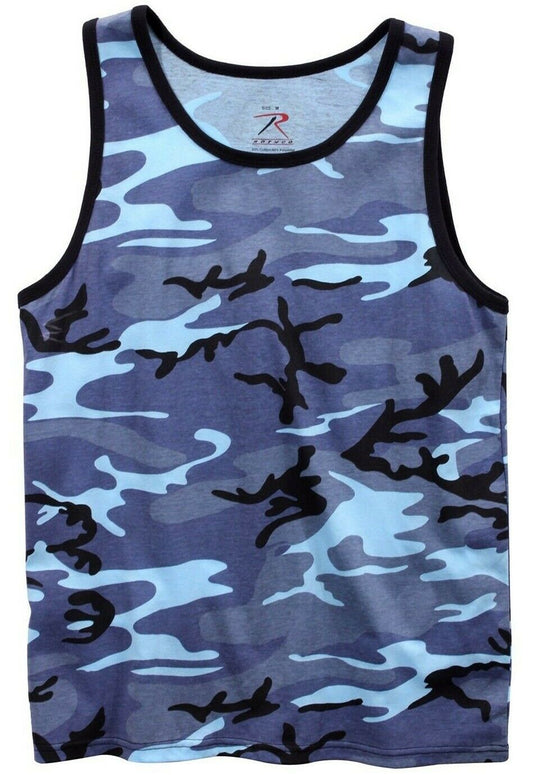 Rothco Camo Tank Top - Sky Blue Camo