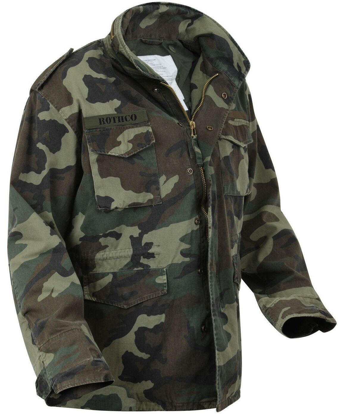 Rothco Vintage M-65 Field Jacket - Woodland Camo