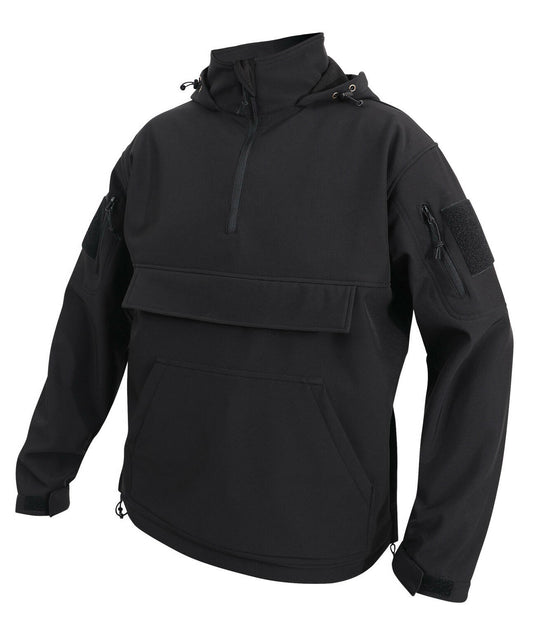 Rothco Concealed Carry Soft Shell Anorak - Black