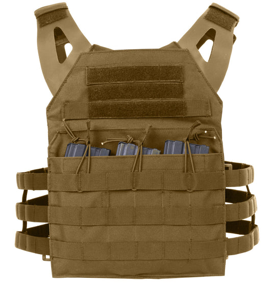 Rothco Lightweight Armor Plate Carrier Vest - Coyote Brown
