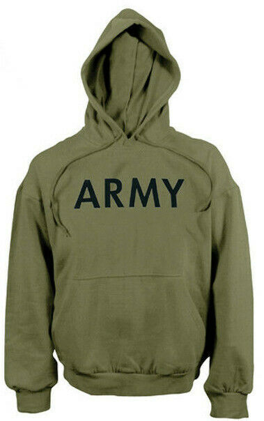 Rothco Army PT Pullover Hooded Sweatshirt - Olive Drab