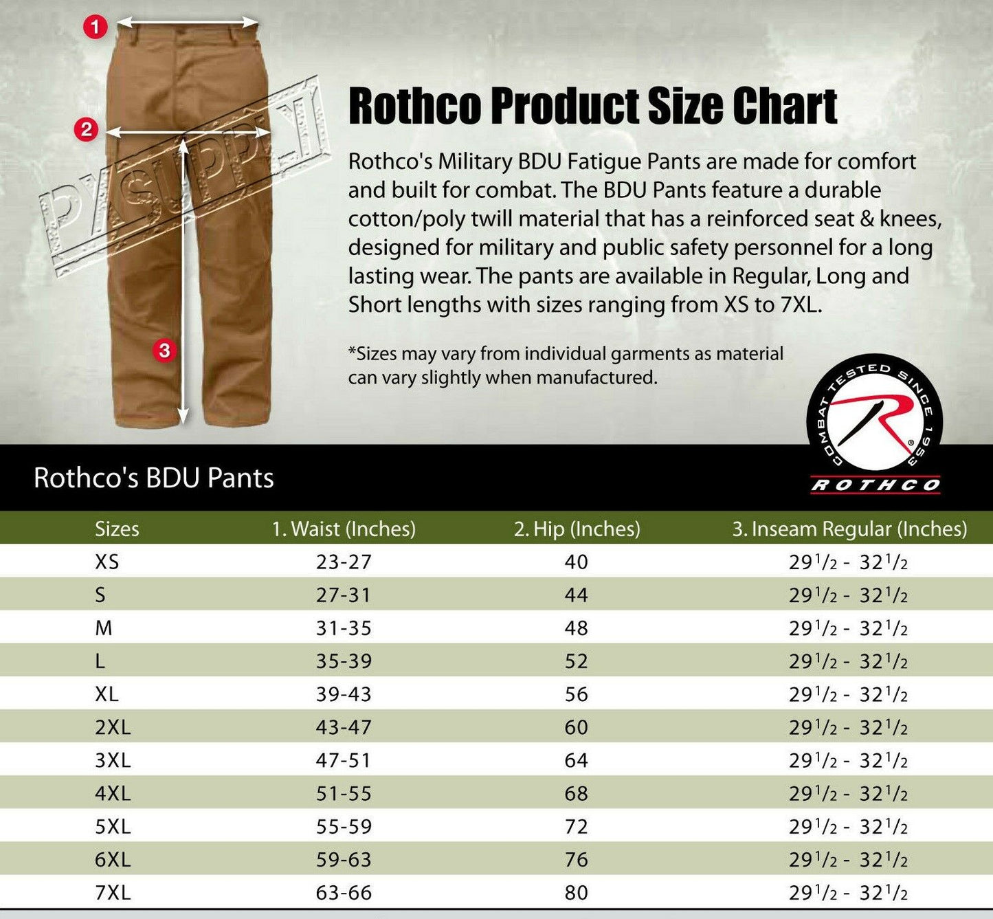 Rothco Vintage Camo Paratrooper Fatigue Pants - Desert Digital Camo