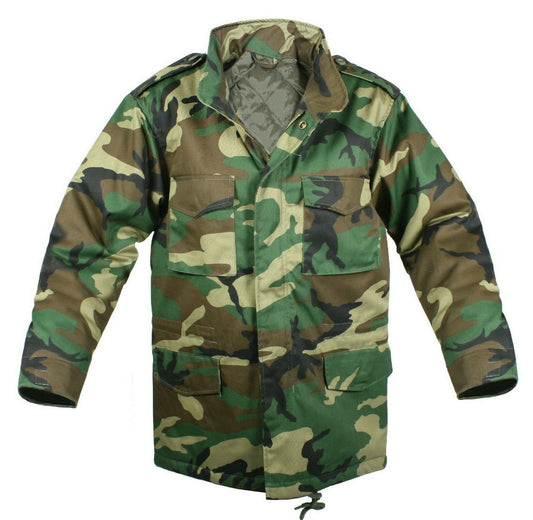 Rothco Kid's M-65 Field Jacket - Woodland Camo