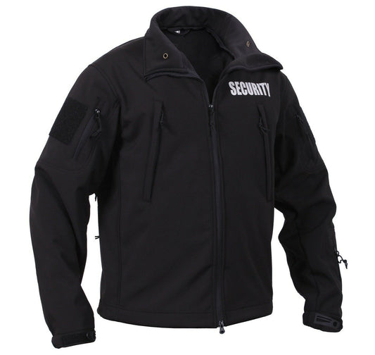 Rothco Spec Ops Soft Shell Security Jacket - Black