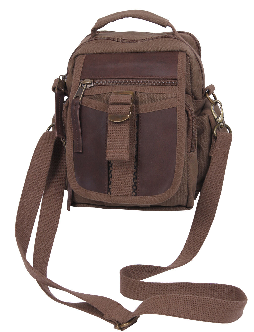 Rothco Canvas & Leather Travel Shoulder Bag