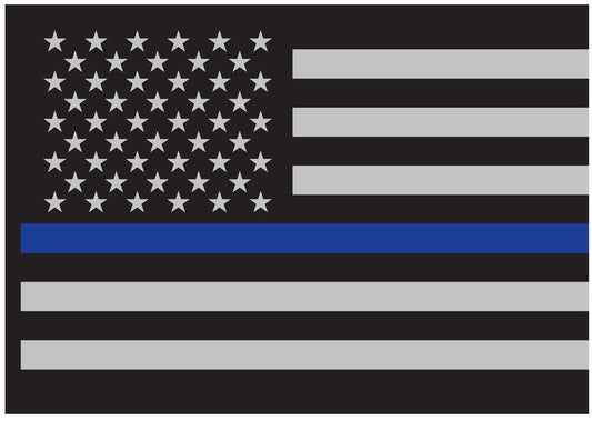 Rothco Thin Blue Line Flag Decal