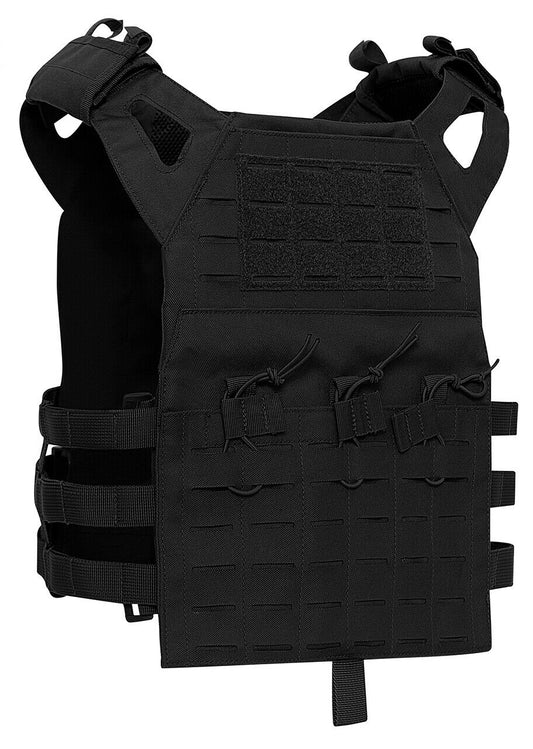 Rothco Laser Cut MOLLE Lightweight Armor Carrier Vest - Black