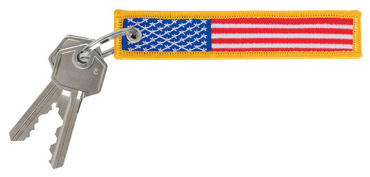 Rothco US Flag Patch Keychain