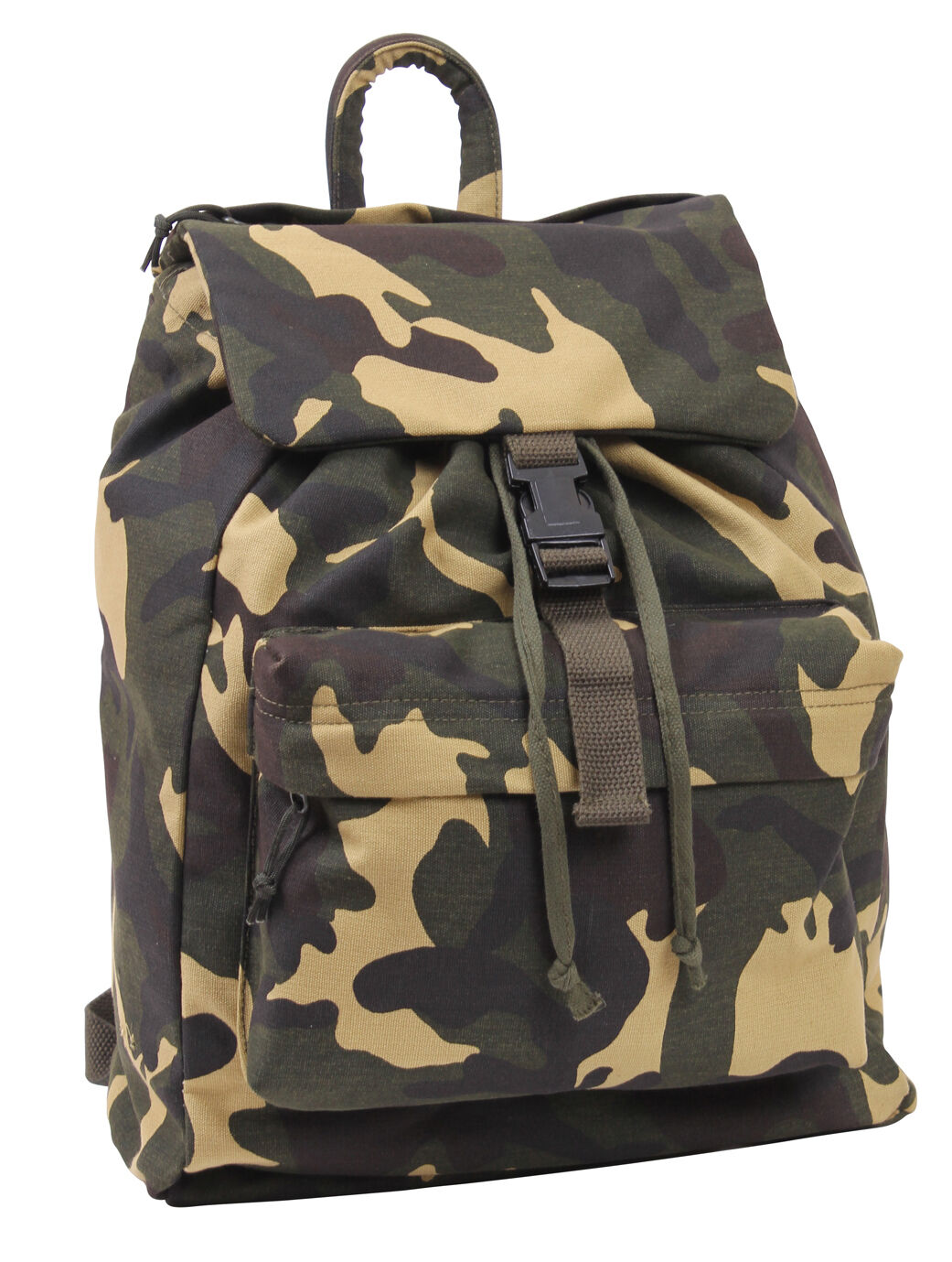 Rothco Canvas Daypack - Woodland Camo