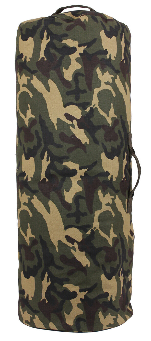 Rothco Canvas Duffle Bag With Side Zipper